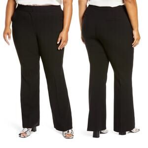 Halogen Women's Plus Back High Waisted Pants Elastic Waist 24 NWOT